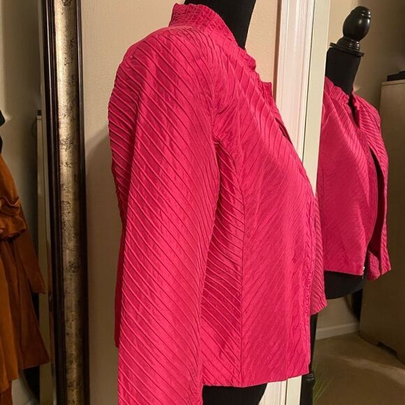 SILK CLUB COLLECTION Pink Blazer - Picture 6 of 9